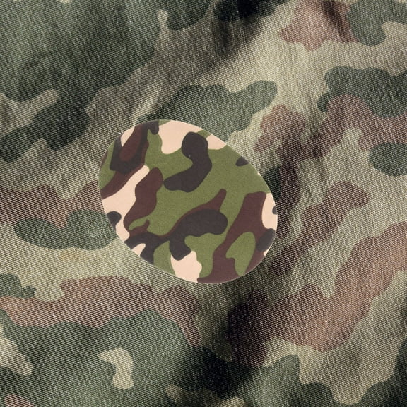 Raindrops 10pcs Camouflage Iron On Patches for Clothing Repair Jackets and Jeans