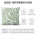 thumbnail image 5 of ARISTURING Leaf Decorative Throw Pillow Cover Tropical Green Leaves  Pillow Case for Couch Sofa Bedroom, Plant Monstera Leaf Pillow Cover Pillowcase, 5 of 5