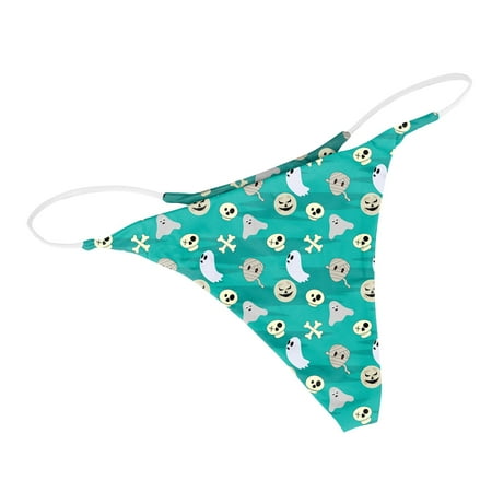 

Knosfe Women s Panties Sexy Bikini Print Low Waist Stretch Soft Underwear