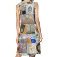 thumbnail image 2 of Hilma af Klint Montage Spring Summer Dresses for Women Fashion T-shirt Dress Casual Sleeveless Loose Sundress with Pockets, 2 of 5