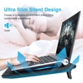 thumbnail image 3 of TECKNET Cooling Pad, Soporte enfriador delgado para laptop, USB, LED azul, 12-17'', 3 of 3