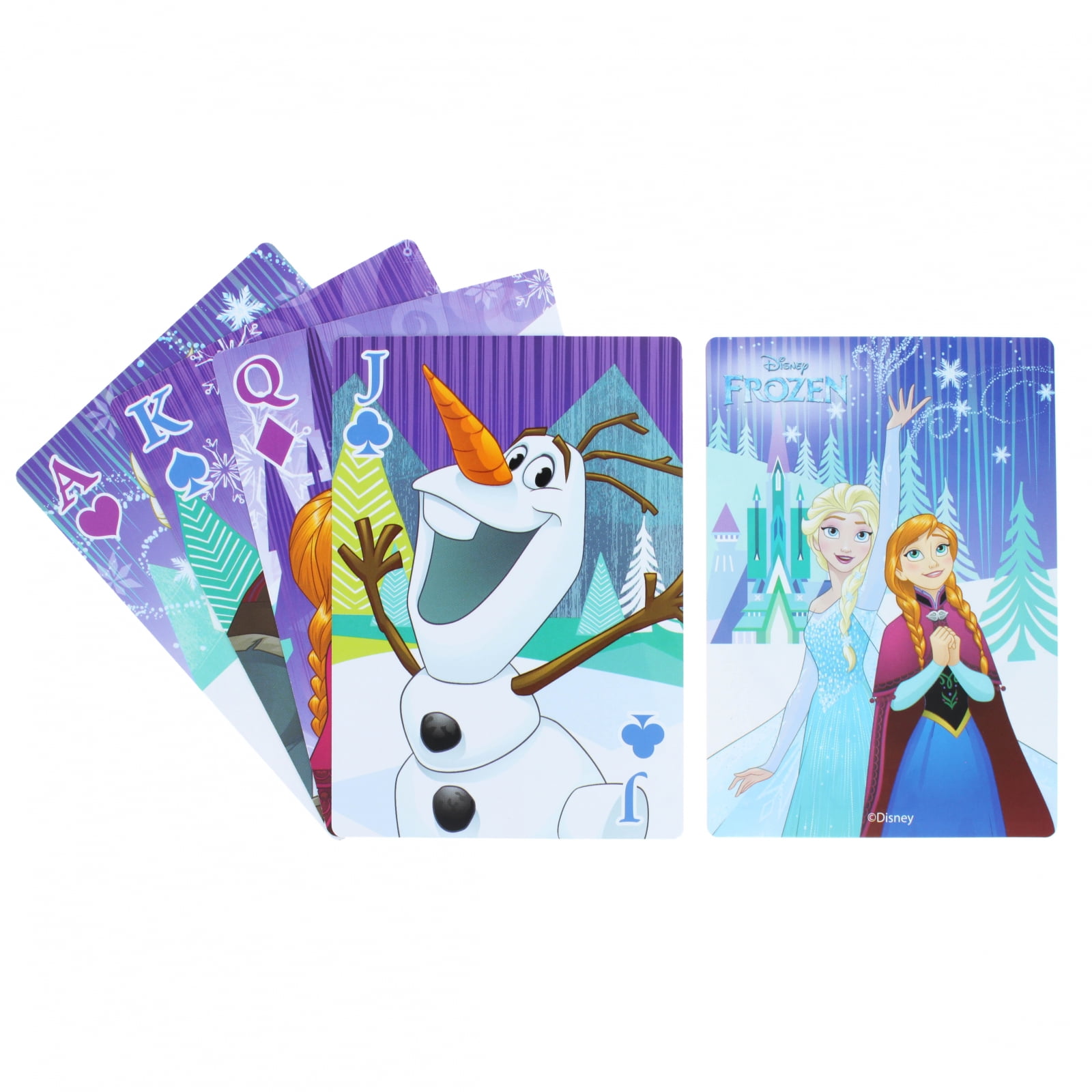 PZ2 Disney Frozen II Jumbo Playing Cards 3-1/2 x 5 