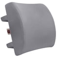 thumbnail image 1 of LOVEHOME Memory Foam Lumbar Support Pillow for Desk Chair with 3D Mesh Cover Balanced Firmness for Lower Back Pain Relief - Ideal Back Support for Office Chair and Car - Grey, 1 of 4