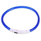 thumbnail image 1 of EeaseMX Collar LED para perro, recargable por USB, brillante, para seguridad nocturna, 50 cm (azul), 1 of 7