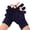 Black, variant on Unisex Thermal Knit Gloves for Fall and Winter, Touchscreen Compatible Split Finger Gloves, Creative Outdoor Gloves for Men and Women, All Season Acrylic Blend Windproof Gloves Black