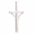 thumbnail image 4 of Deluxe Post - 2 Sided - In-Ground Mounted - for Roadside Mailboxes - Silver, 4 of 4