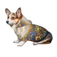 JUNZAN Vibrant Wildflower Meadow Dog Hoodie Puppy Sweater Sweatshirt