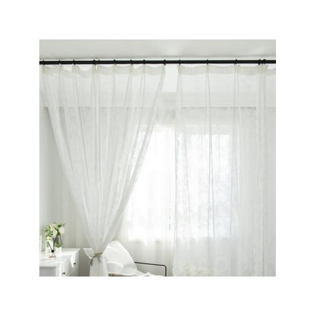 Stunning Shabby Chic Fairy Tale White Sheer Curtain Lace Pinch Pleated Canada Stunning Shabby Chic Fairy Tale White, White Shabby Chic Curtains