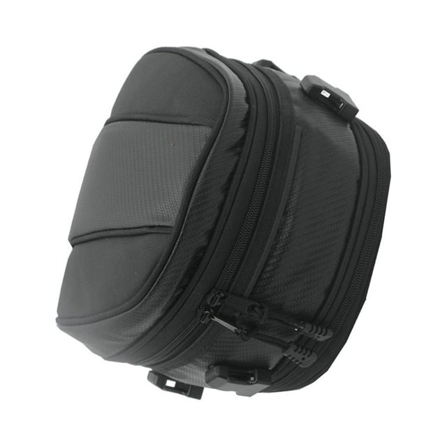 Sidaley Bolsa trasera de tela duradera para motocicleta, multifuncional y versátil, solución de almacenamiento, bolsas traseras para Accesorios para motos