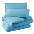 thumbnail image 5 of LammaLoe Duvet Cover King 3 Piece, Luxury Microfiber Bedding Sets with 2 Pillow Shams, Beach Blue, 5 of 10
