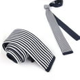 thumbnail image 2 of relayinert Cravate Mince pour Hommes Fine Formelle Tricotée, 2 of 8