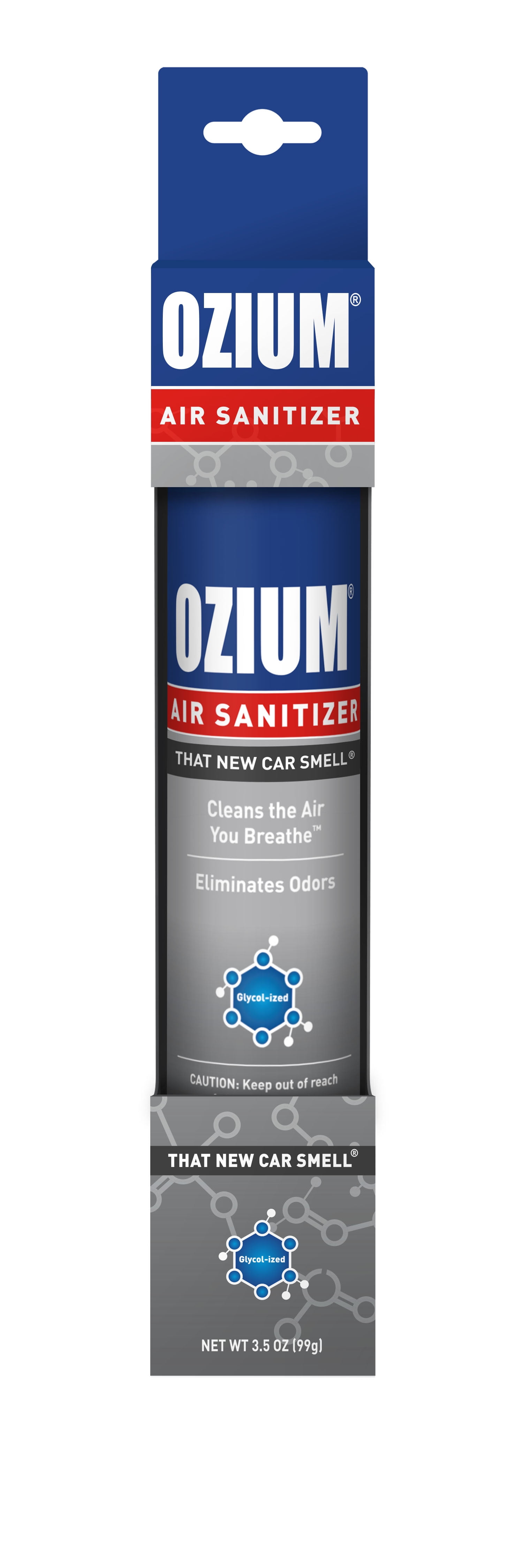 Ozium New Car Scent Spray Air Sanitizer, 3.5 Oz.
