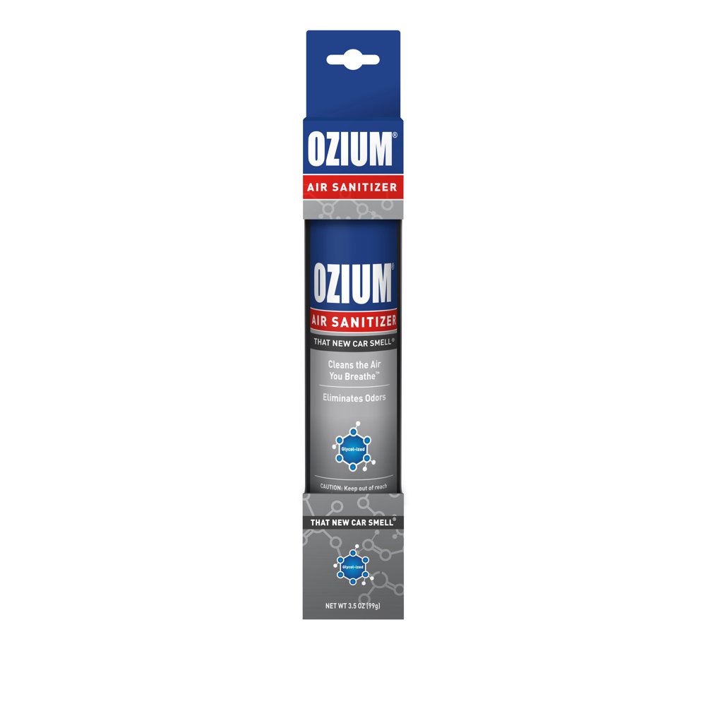 Ozium New Car Scent Spray Air Sanitizer, 3.5 Oz.