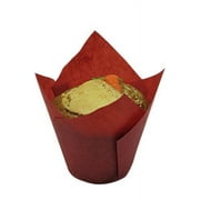Decony Red Large Tulip Cupcake Liners, 100 ct.