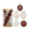 thumbnail image 1 of Douhoow 25PCS Christmas Balls Ornaments,Hanging Balls Pendants for Tree Holiday Party Decor, 1 of 5