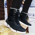 thumbnail image 1 of Botas de nieve cálidas y gruesas de caña alta, zapatos de algodón, botas ligeras de talla grande para mujer Wmkox8yii ghj2296, 1 of 9
