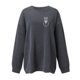 thumbnail image 2 of Gibobby Sudadera navideña mujer Sudadera con capucha de manga larga y cuello redondo para mujer, con estampado de muñecos de nieve navideños, otoño e invierno(Gris,CH), 2 of 4