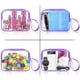 thumbnail image 3 of Neceser de Viaje Transparente TSA, Bolsa de Maquillaje PVC Impermeable con Asa, Costuras Reforzadas, para Equipaje de Mano, Unisex para Cosméticos y Aseo Purple, 3 of 4
