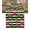White Black Red, variant on Red Green Watermelon Burlap Cotton Table Runner 14x72 Inches Long, Watercolor Botanical Black White Stripe Farmhouse Table Runners, Outdoor Dining Tablecloths Decor for Baby Shower/Party/Wedding