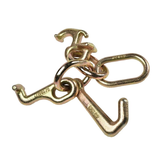 4 RTJ Cluster Hook Tow Truck Car Hauler Trailer Auto Body Frame Hook WLL 4,700lb