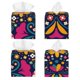 thumbnail image 2 of Fotbe Cinco De Mayo Floral Porta Pañuelos Decorativo de Cuero, Caja Cuadrada Moderna para Pañuelos Faciales, Organizador y Dispensador 5x5x5'', 2 of 7