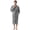 Grey, variant on Men's Towel Robe, Soft Absorbent Kimono Bathrobe, Quick Dry – L/XL, Grey