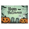 thumbnail image 4 of Placemats Happy Halloween Horror Pumpkin Ghost Placemats Set of 4 Autumn Halloween Place Mats Durable No Slip Outdoor Indoor Table Mats for Party Kitchen Dining Decoration, 4 of 7