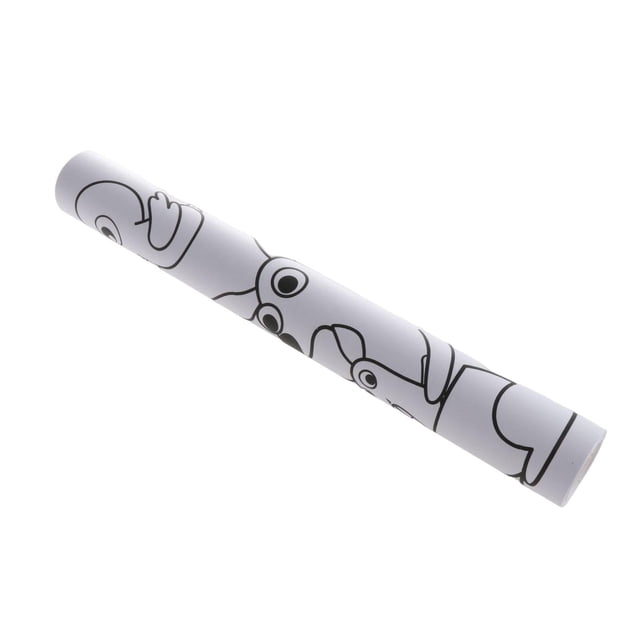 jifeng Art Paper Roll Sticky Coloring Book 30x300cm DIY Wall Coloring Stickers Coloring Animals