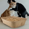 Gymnture Litter Box Disposable Cat Litter Box Paper Cat Litter Tray Pet