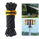 thumbnail image 3 of Cuerda de campamento Cola Guy Lines Tent Cord 5 mm 13 pies alta resistencia con tensor de ajuste negro, 3 of 8