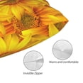 thumbnail image 3 of Yiaed 3D Sunflowers Print Brushed Microfiber Envelope Pillowcases, Standard,Envelope Closure Pillow Cases(No pillow core)-20"x30", 3 of 6