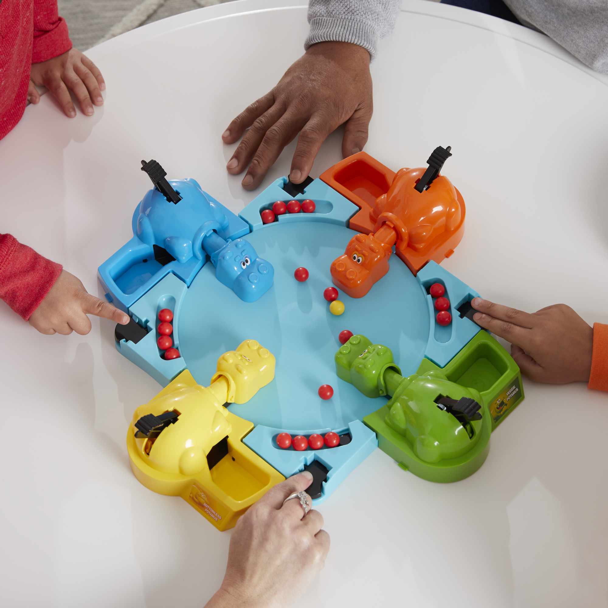 Elefun & Friends Hungry Hungry Hippos Board Game, 2-4 Players - image 5 of 11