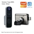 thumbnail image 2 of Fingerprint Door Lock Electronic Smart HomePassword Phone APP Unlock Support Tuya/Smartlife/TT Lock APP Metal Gate Hotel ,More Secure, 2 of 6