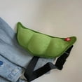 thumbnail image 7 of Miogawg Cute Pea Shaped Funny Pack, Chest Purse With Cartoon Design Convenient Crossbody Bag, Shoulder Bum Bag With Adjustable Strap, Chest Bag Pea Bag, 7 of 7