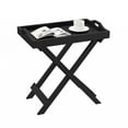 thumbnail image 6 of Lavish Home Folding End Table with Removable TV Tray, Black, 6 of 8