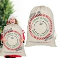 thumbnail image 2 of Canvas Christmas Gift Bag - " Christmas Santa Sacks Canvas Bags For Holiday ", 2 of 7