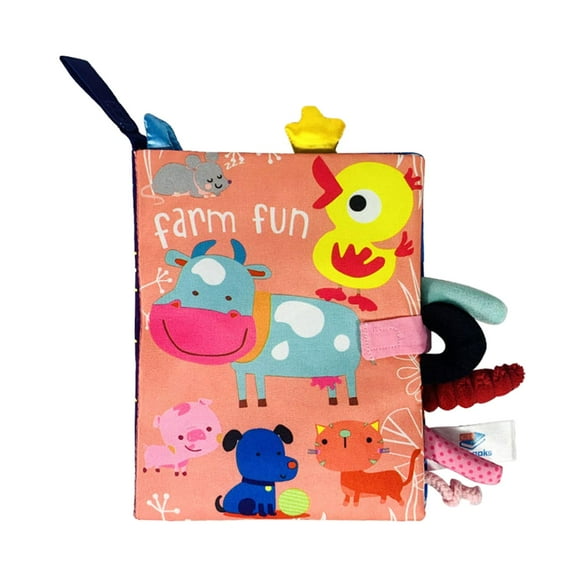 Libro de te suave para bebé Sunnimix libros para niños juguetes de aprendizaje