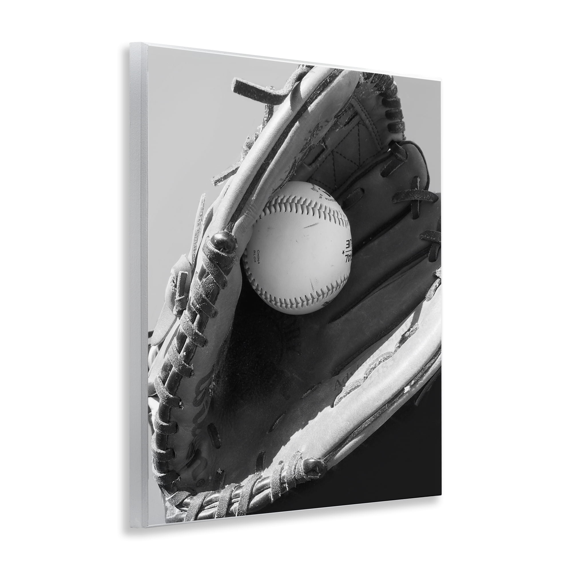 Stupell Industries Nice Catch Baseball Wall Plaque Art, design by Marcus Prime