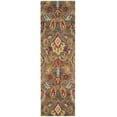 thumbnail image 2 of SAFAVIEH Blossom Lennon Floral Wool Runner Rug, Green/Multi, 2'3" x 14', 2 of 7