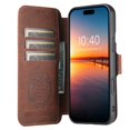 thumbnail image 4 of Dteck for iPhone 16 Pro Max Case Detachable Wallet Case with Card Holder, 2 in 1 Pu Leather Flip Folio Stand Shockproof Phone Cover 6.9 Inch 2024,Brown, 4 of 8