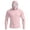 Pink, variant on Men's Hooded Rash Guard with Built-in Face Mask and Thumbhole Cuffs Featuring UPF 50 Sun Protection Long Sleeve Shirt Army Green L