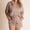 #338-Khaki, variant on Haivin Women's Short Sleeve Top and Shorts Set, Comfortable Loose Fit with Plaid Pattern, Casual Summer Outfit for Daily Wear and Travel