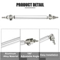 thumbnail image 4 of Unique Bargains 1pair 100mm 3.94' Splitter Support Rods Adjustable Front Bumper Lip Splitter Strut Rod Tie Bars for Car Silver Tone, 4 of 6