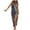 Navy, variant on TSADFHJI Skirts for Women High Waist Summer Women Sleeveless Crew Neck Floral Patterns Tank Dress Casual Drawstring Slit Slim Dress Dresses M Navy