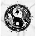 thumbnail image 2 of Koi Fish Ying Yang Balance Symbolic Unisex Plus Fleece Graphic Hoodie Brisco Brands 2X, 2 of 5