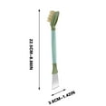 thumbnail image 3 of Cinvoph Kitchen Scrape & Brush, Double Headed Brush for Descaling Oil Stains, Heavy Duty Kitchen Cleaning Brushes for Stove Sink Dish Pot Pan Household Deep Cleaning, Green, 3 of 4