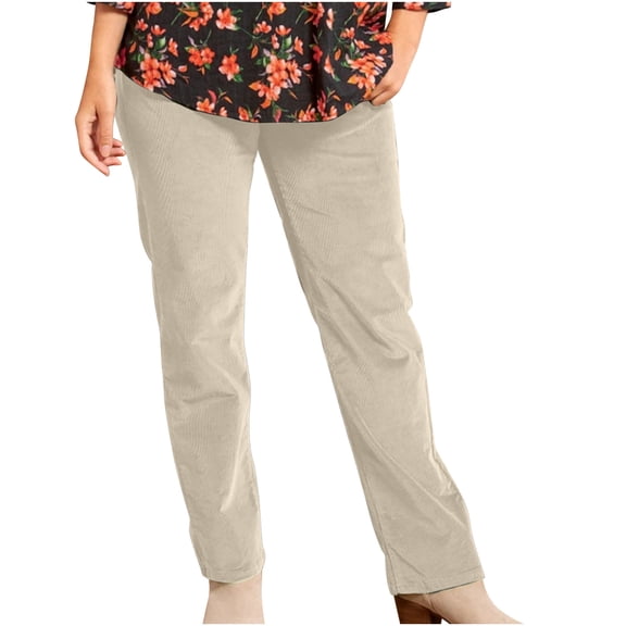 TFEOQRY Women's Joggers 2Pc Casual Solid Color Sanitary Pants Loose Home Sweatpants Khaki