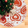 thumbnail image 5 of FMSHPON Valentine's Day Romantic Red Love Heart Xmas Christmas Tree Skirt Stand Mat for Holiday Party Decoration Indoor Outdoor 36 inches, 5 of 6