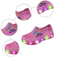thumbnail image 4 of IUJSOY Kids Clogs Toddler Boys Girls Light up Garden Shoes Beach Swim Sandals Slip on Water Shoes, 4 of 4