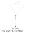 thumbnail image 2 of 1pc Volcanic Stone Craft Pendant Necklace Creative Girl Necklace Clothes Decor, 2 of 8